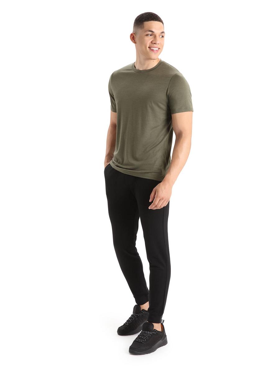 Icebreaker Merino Tech Lite II Lyhyt Sleeve Tee Miesten T Paidat Oliivinvihreä | FI 1167LISH